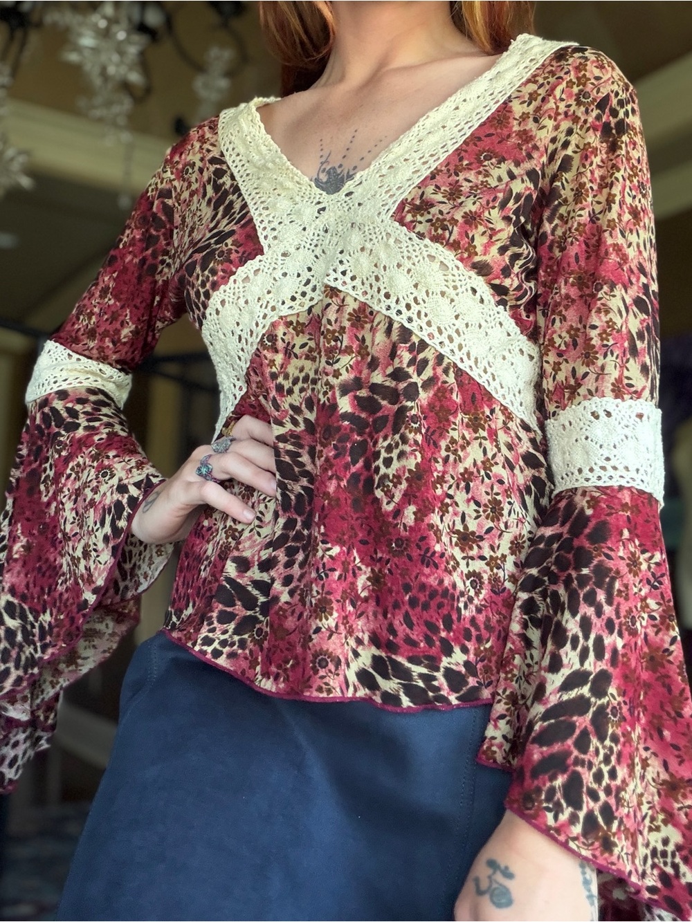 Bell Sleeve Top